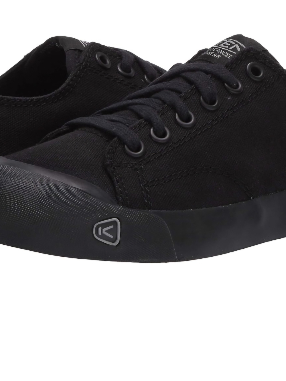 NEW KEEN Coronado III Men's 10.5 Black Canvas Lace Up Sneakers Shoes